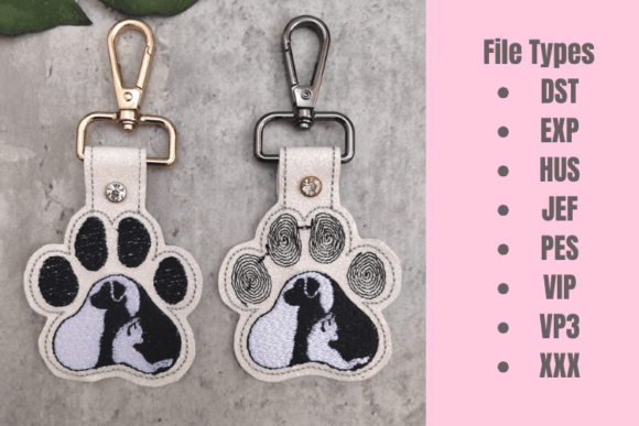 Cat Dog Paw ITH Key Fob: A Designer’s Holiday Review