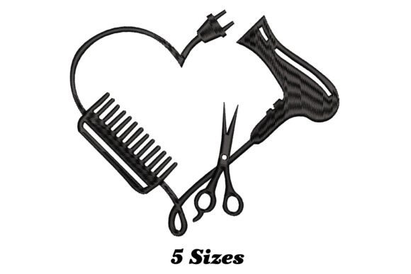 Hairstylist Heart: A Charming Design for Etsy Sellers