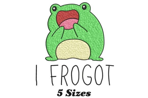 I Frogot Funny Frog: A Whimsical Embroidery Review
