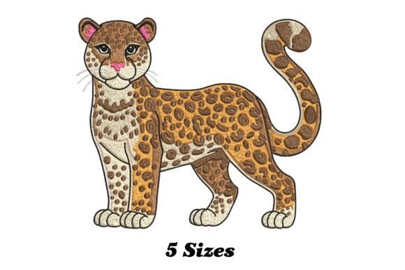 Leopard Embroidery Design: A Trendy Touch for Handmade Gifts