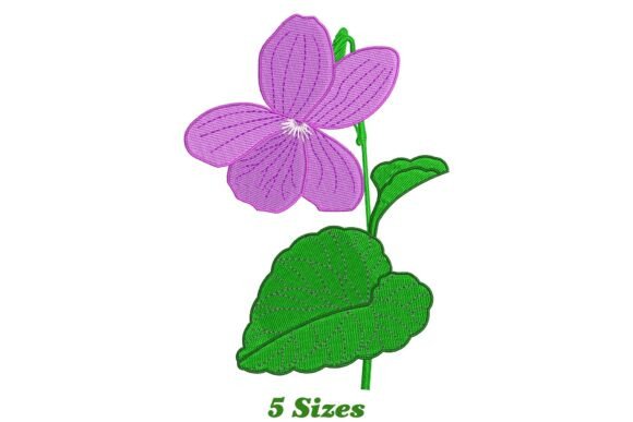 Review: Charming Violet Flower for Holiday Embroidery