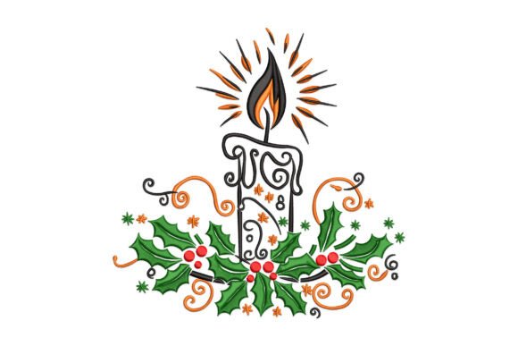 Review: Christmas Candle and Holly for Boutique Apparel