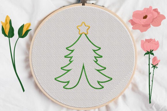 Review: Christmas Tree Embroidery1 for Boutique Apparel