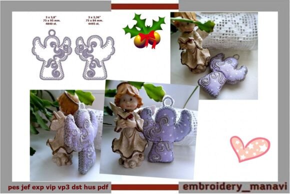 Review: In the Hoop Christmas Ornament Angel Design